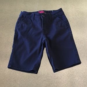 Justice Uniform Navy Shorts Size 10S